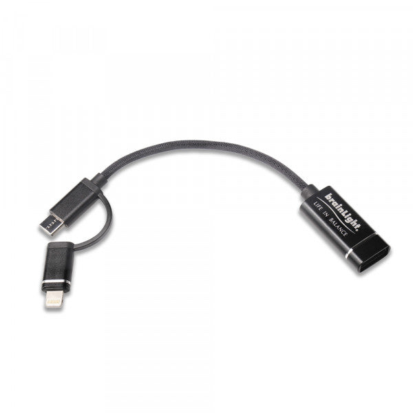 brainLight Brillen-USB-Hybrid-Adapter