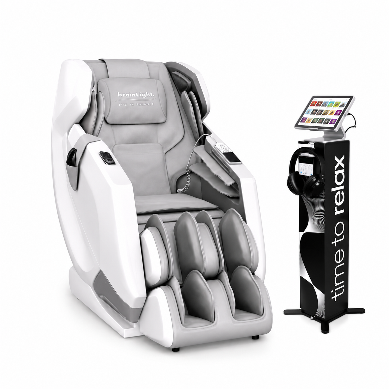 brainLight-4D-Shiatsu-Massagesessel SPHERE