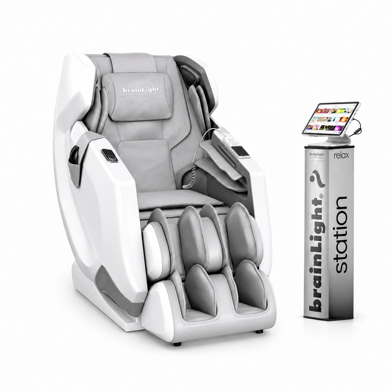 brainLight-4D-Shiatsu-Massagesessel SPHERE