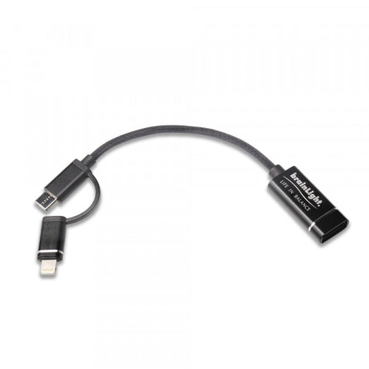 brainLight Brillen-USB-Hybrid-Adapter