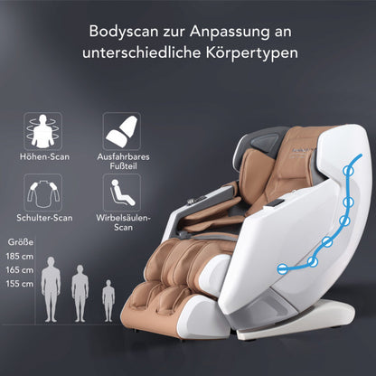 brainLight-4D-Shiatsu-Massagesessel SPHERE